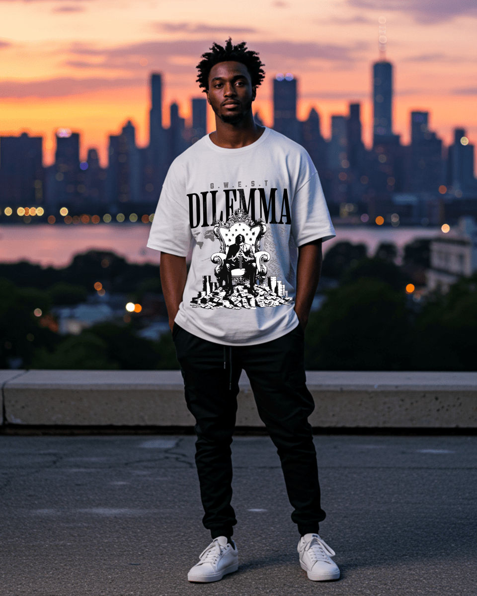 G West Dilemma Oversized T-Shirt Mens