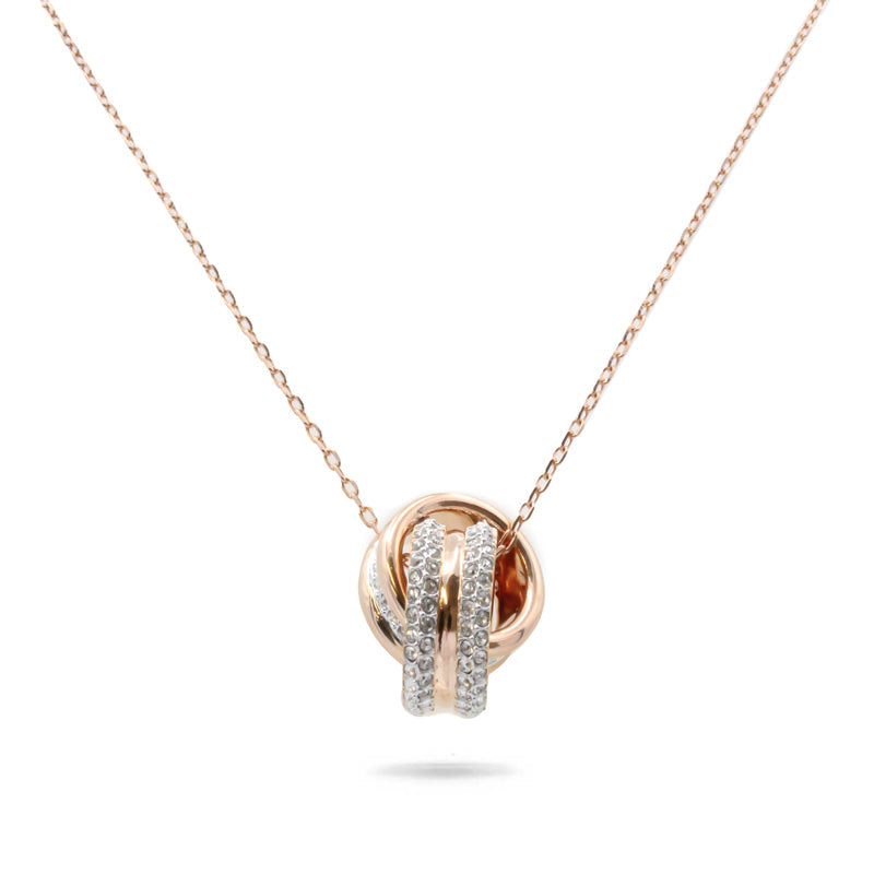 Swarovski Further Rose Gold Pendant Necklace
