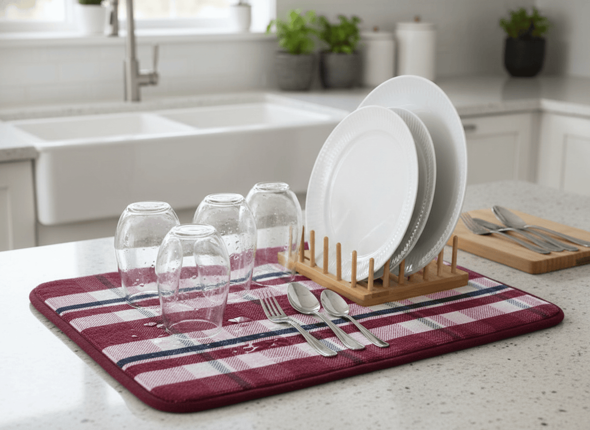 Cook N Repeat Holiday Dish Mat