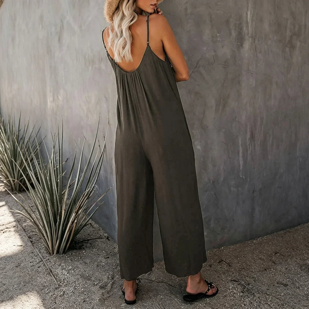 Casual Sleeveless Jumpsuit
