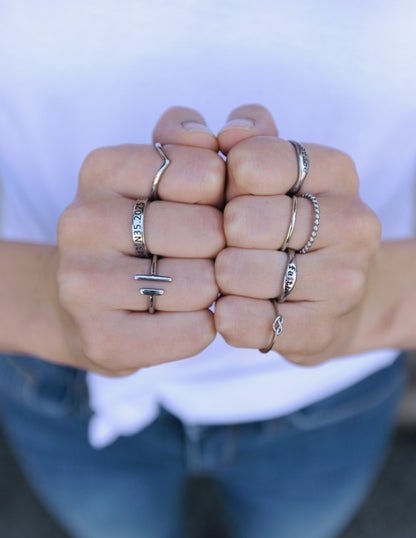 Elevated Faith Double Bar Ring