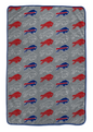 Buffalo Bills NFL Team Logomania XL Blanket 66x95