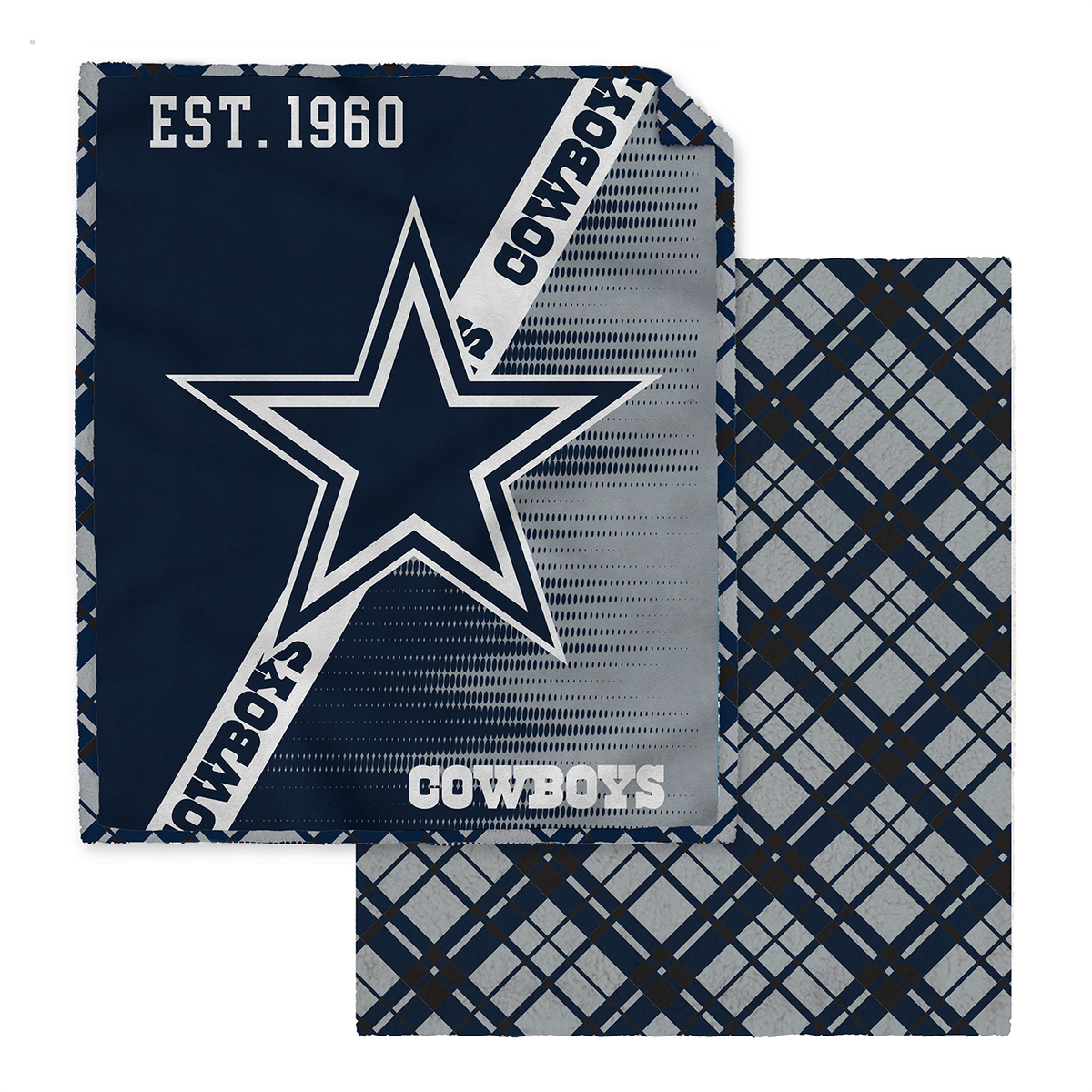 Dallas Cowboys NFL Team Heritage Soft Blanket 60x80
