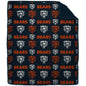 Chicago Bears NFL Team Logo Ultra Plush Blanket 60x70