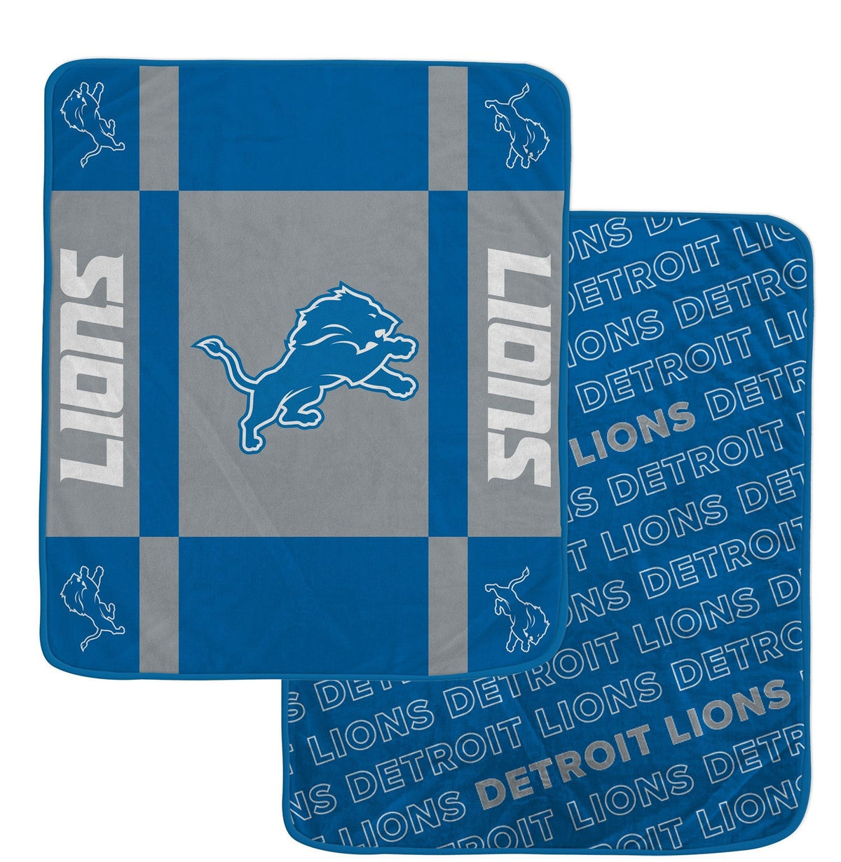 Detroit Lions NFL Team Reversible Soft Blanket 60x70