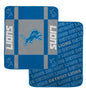 Detroit Lions NFL Team Reversible Soft Blanket 60x70