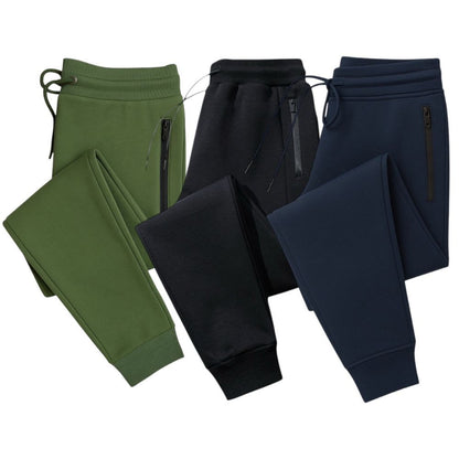 BenBen Mens 3 Pack Ultra Soft Fleece Zipper Pocket Jogger