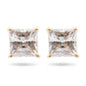 Swarovski Attract Square Crystal Rose Gold Earrings