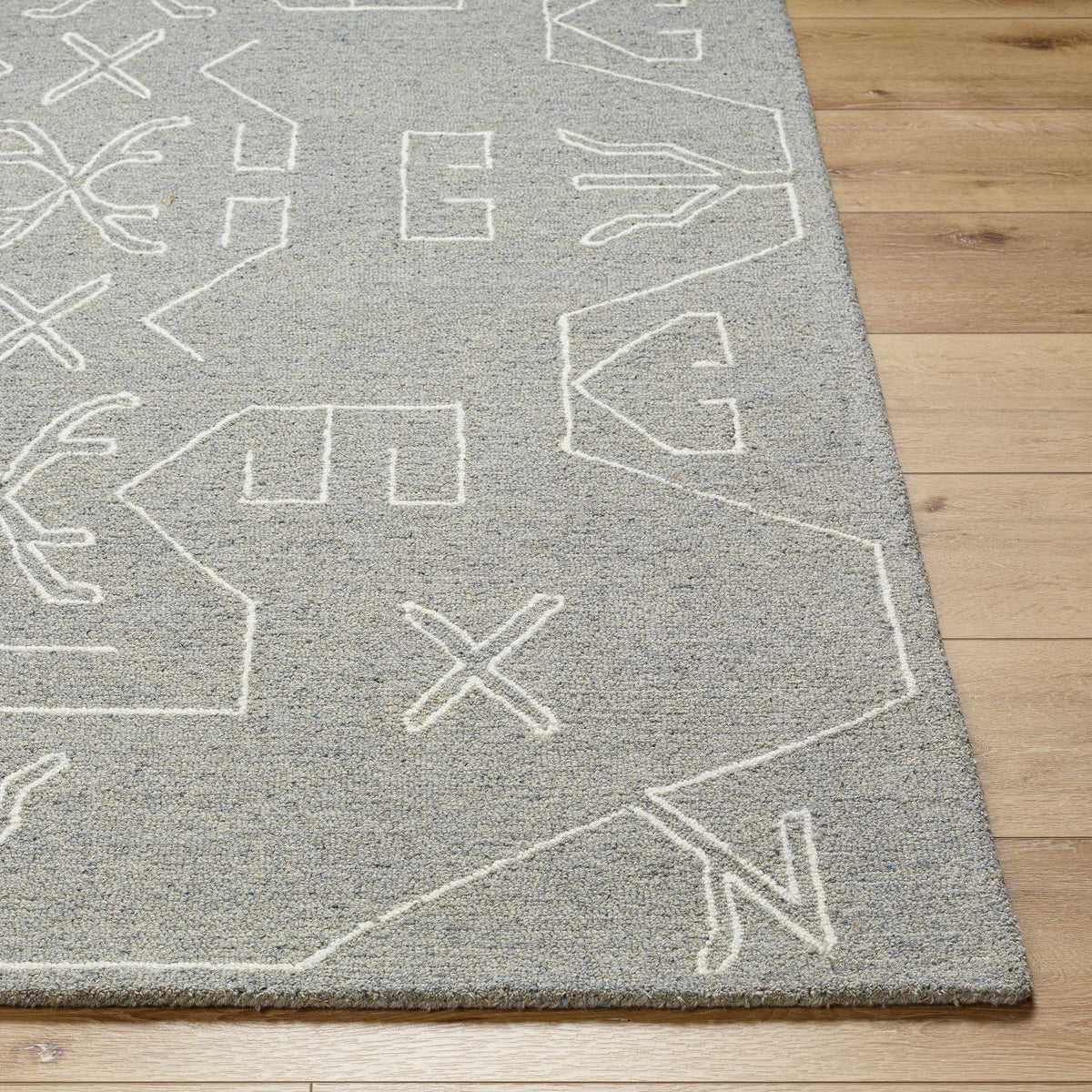 Duard Modern Wool Rug - Clearance