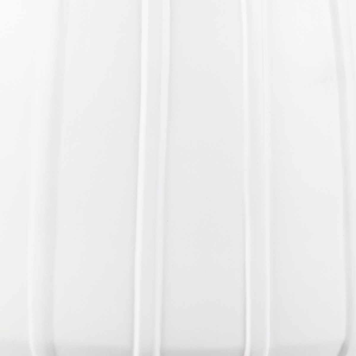 Dunguan White Ribbed Wood Planter - Clearance