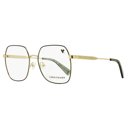 Longchamp LGP Square Eyeglasses LO2148 728 Gold/Black 55mm