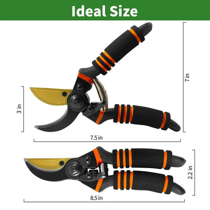 Comfort Grip Hand Pruners for Gardening