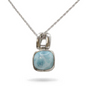 Larimar Stone Sterling Silver Del Mar Necklace By Marahlago