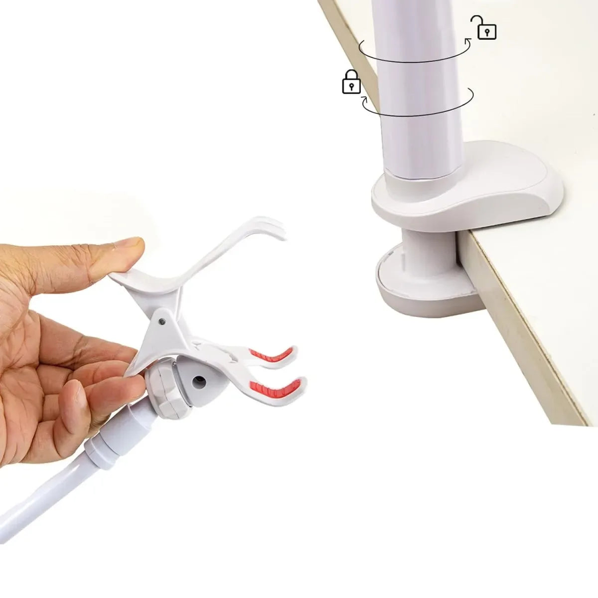 Adjustable CPAP Tube Hanger