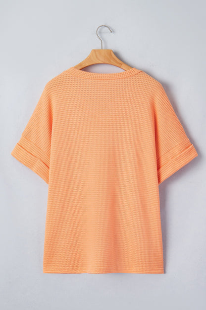 Threaded Pear Xyla Short Sleeve Knit Top