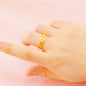 24K Goldtone Open Coin Band