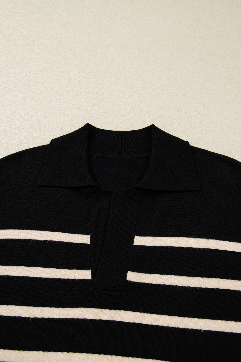 Threaded Pear Harper Collar Puff Sleeve Sweater