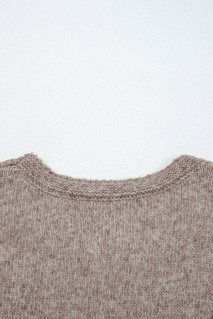 Threaded Pear Abigail Detail Drop Shoulder Sweater