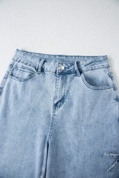 Threaded Pear Maryam Straight Leg Loose Jeans