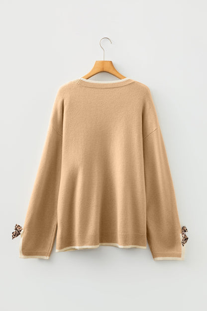 Threaded Pear Anaiah Decor Cuffs Loose PLUS Sweater