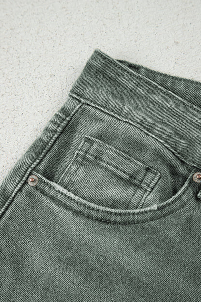Threaded Pear Karla Edge Wide Leg Jeans