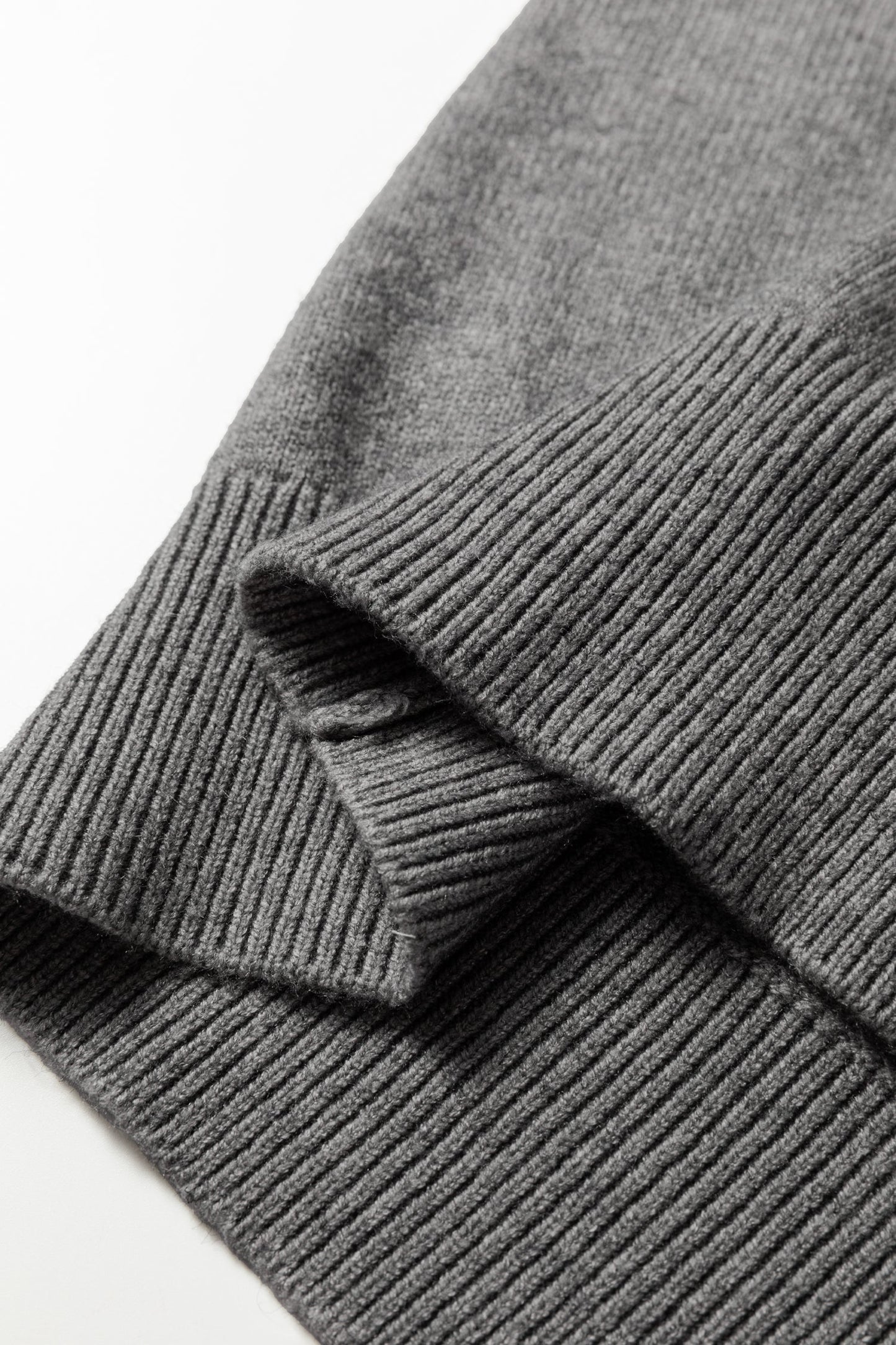 Threaded Pear Katelyn Patchwork Cuffs Loose Sweater