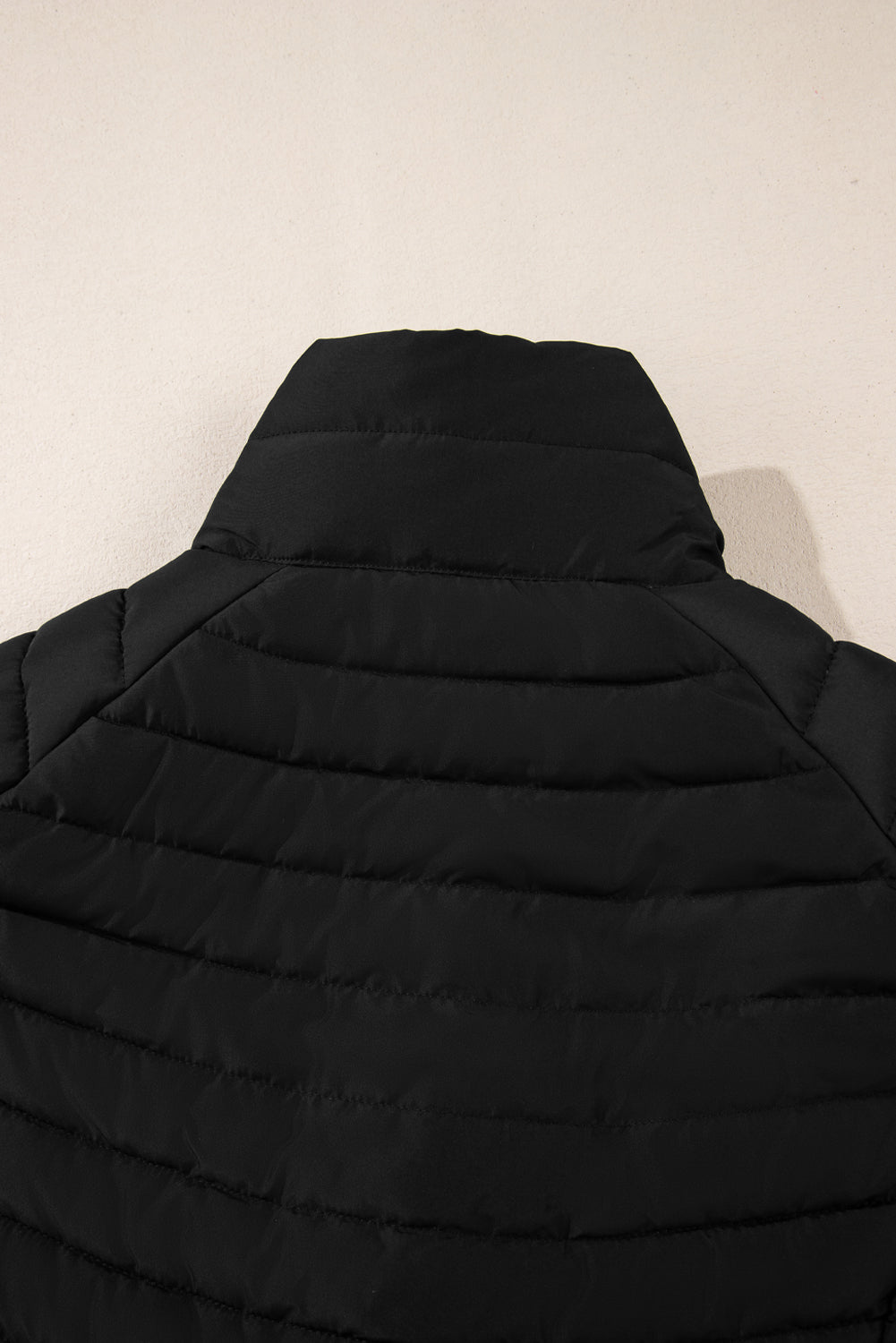 Threaded Pear Harper Quilted Zipped Puffer Vest