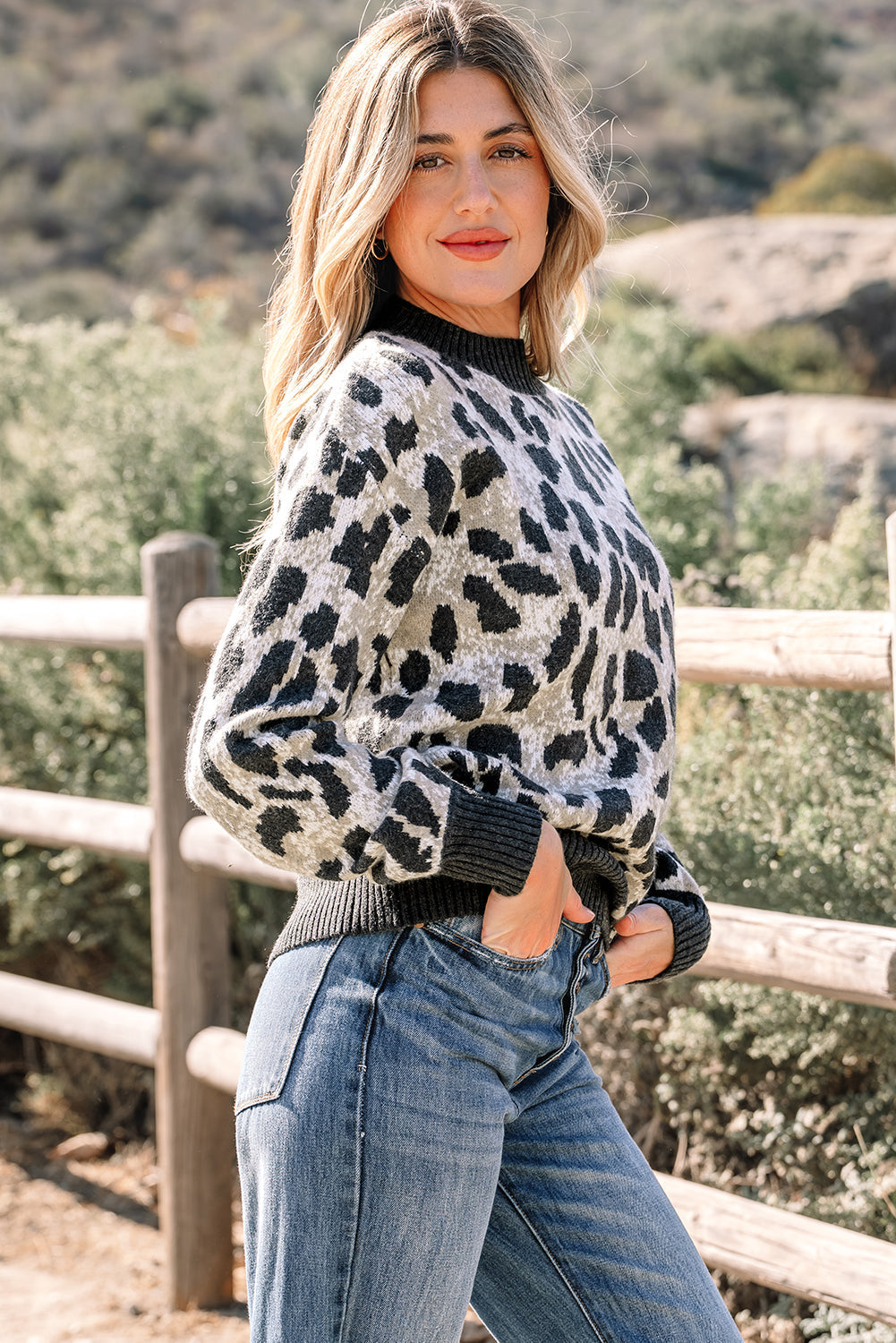 Threaded Pear Anaissa Drop Shoulder Baggy Sweater