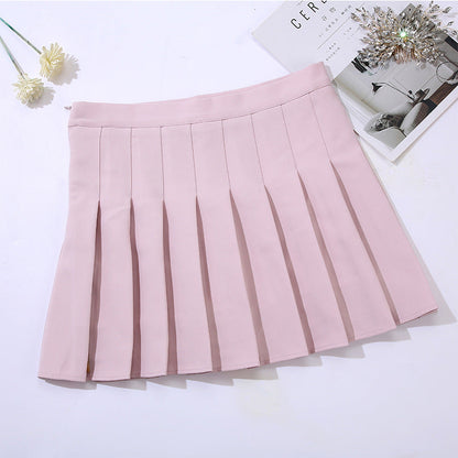 Women’s High-Sense Pleated Short Skirt | Precision-Pressed Minimalist A-Line Skirt | Trendy Academic Style Mini Skirt | Luxury-Label Statuesque Pleated Skort | 2026 High-Fashion Radiant Urban Bottoms