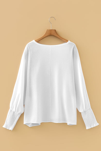 Threaded Pear Gwen Sleeve Dolman Blouse Long Sleeve Top