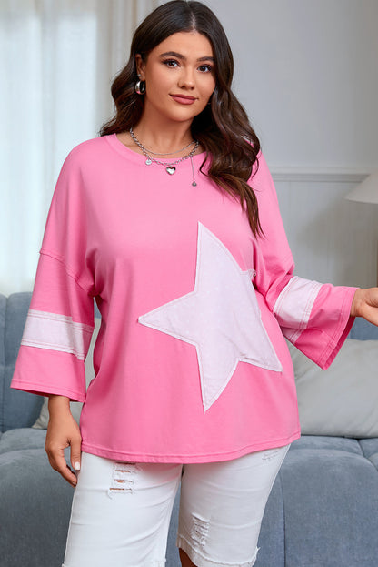 Threaded Pear Laylani Bracelet Sleeve Loose PLUS Tee