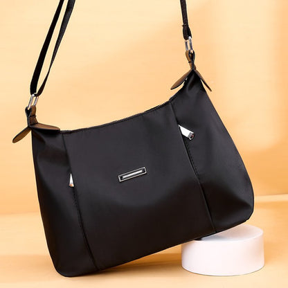 Fashion Oxford Cloth Shoulder Bag | Simple Lightweight Women’s Crossbody Bag | Waterproof Nylon Daily Sling Purse | Minimalist Multi-Pocket Travel Messenger Bag