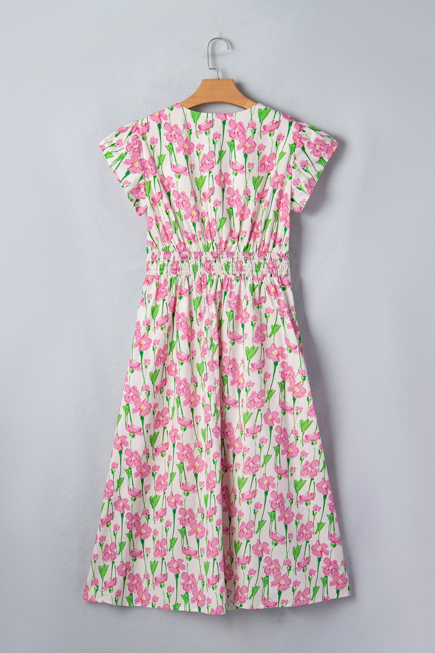 Threaded Pear Callie Sleeve Elegant Midi Dress