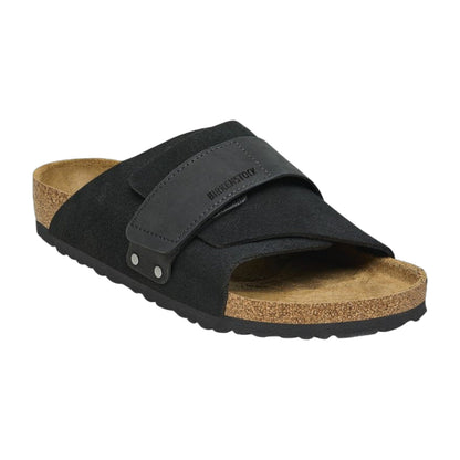 Birkenstock Kyoto Nubuck/Suede Leather Black