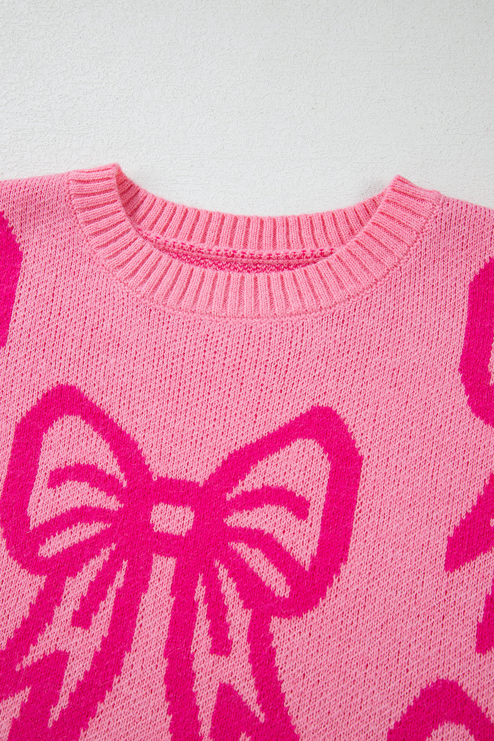 Threaded Pear Jaderae Drop Shoulder Loose Sweater