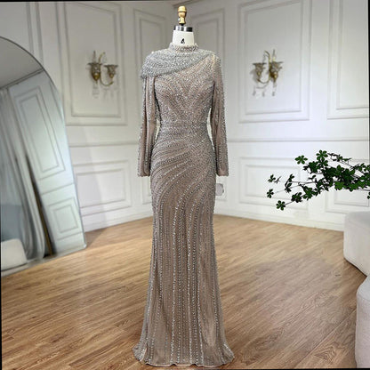 Elegant Fishtail Slim Fit Women’s Dress | Sophisticated Mermaid Silhouette Midi Dress | High-Sense Bodycon Evening Gown | Chic Professional & Cocktail Party Dress
