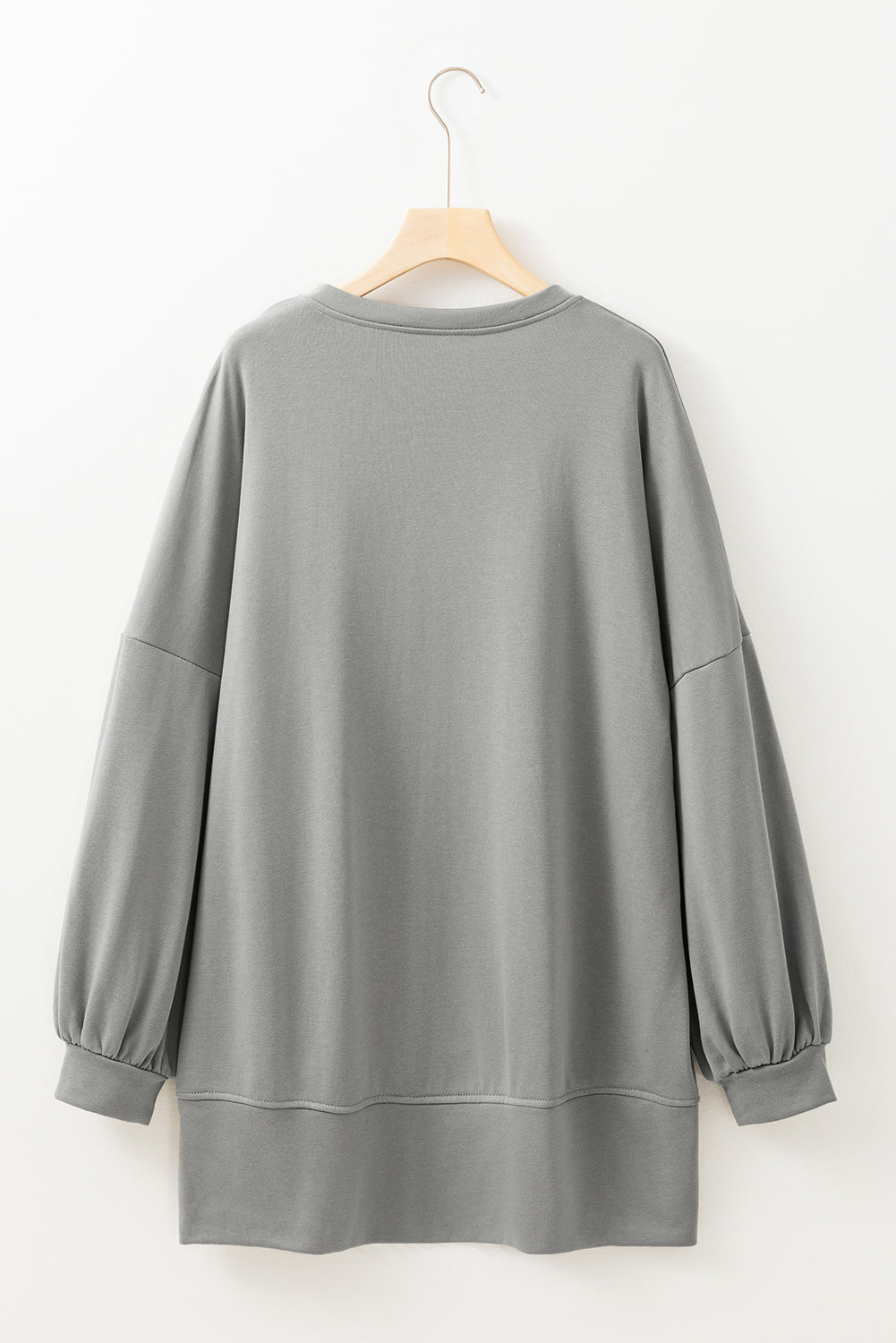 Threaded Pear Sequin Happy Halloween Long Sleeve Top