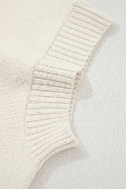 Adele Cropped Short Sleeve Sweater