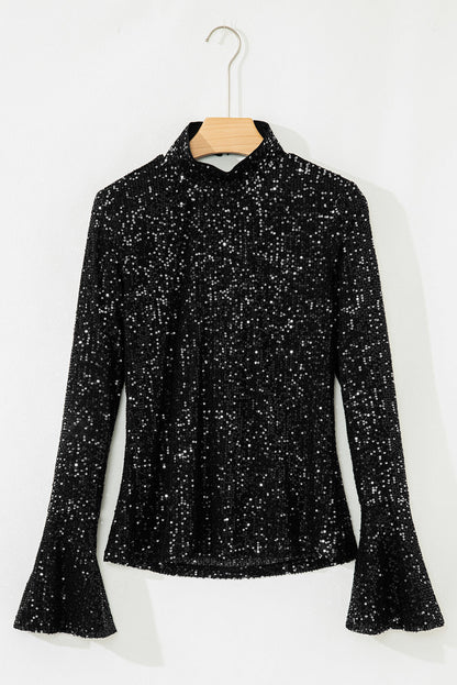 Threaded Pear Mira Back Bell Sleeve Top