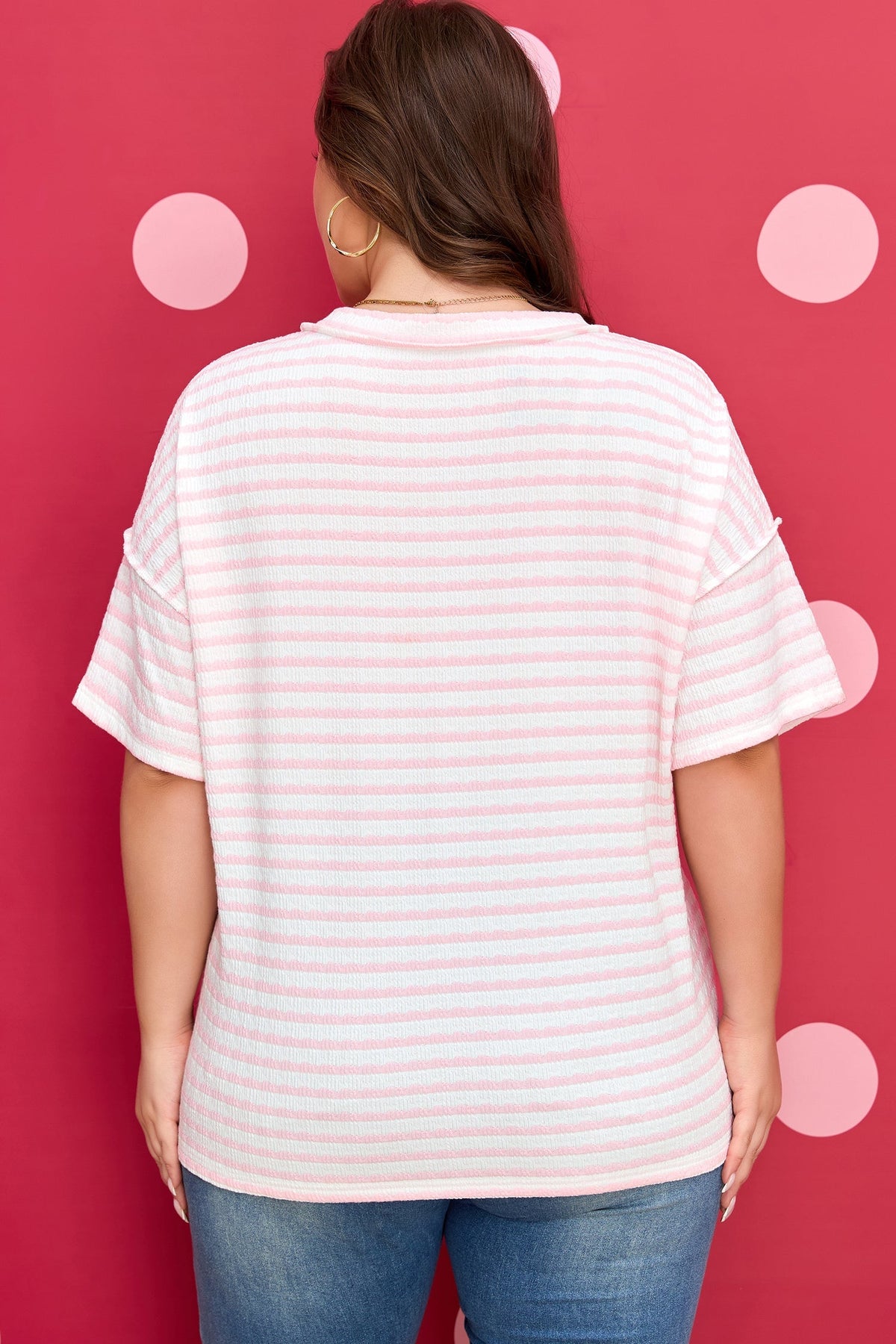 Threaded Pear Nora Seam Patchwork T PLUS Shirt