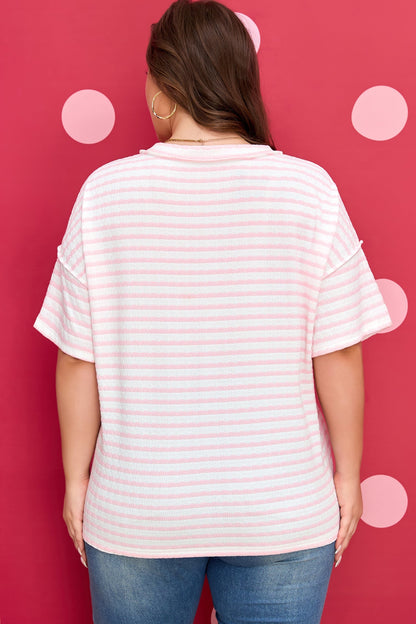 Threaded Pear Nora Seam Patchwork T PLUS Shirt
