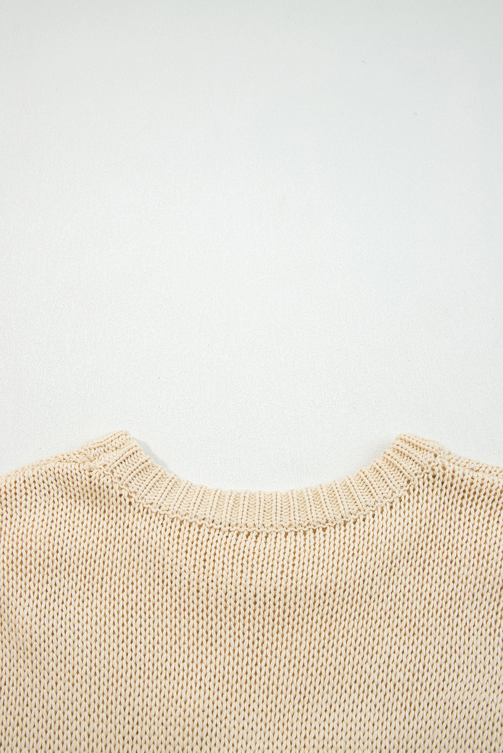 Threaded Pear Giselle applique Cap Sleeve Sweater