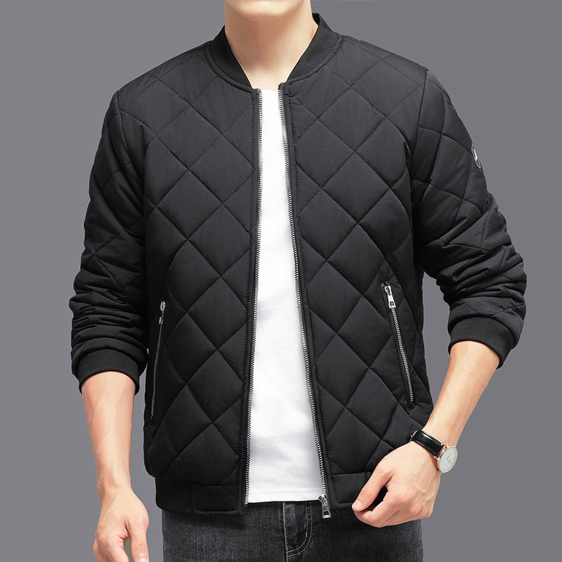 Men's Quilted Baseball Jacket