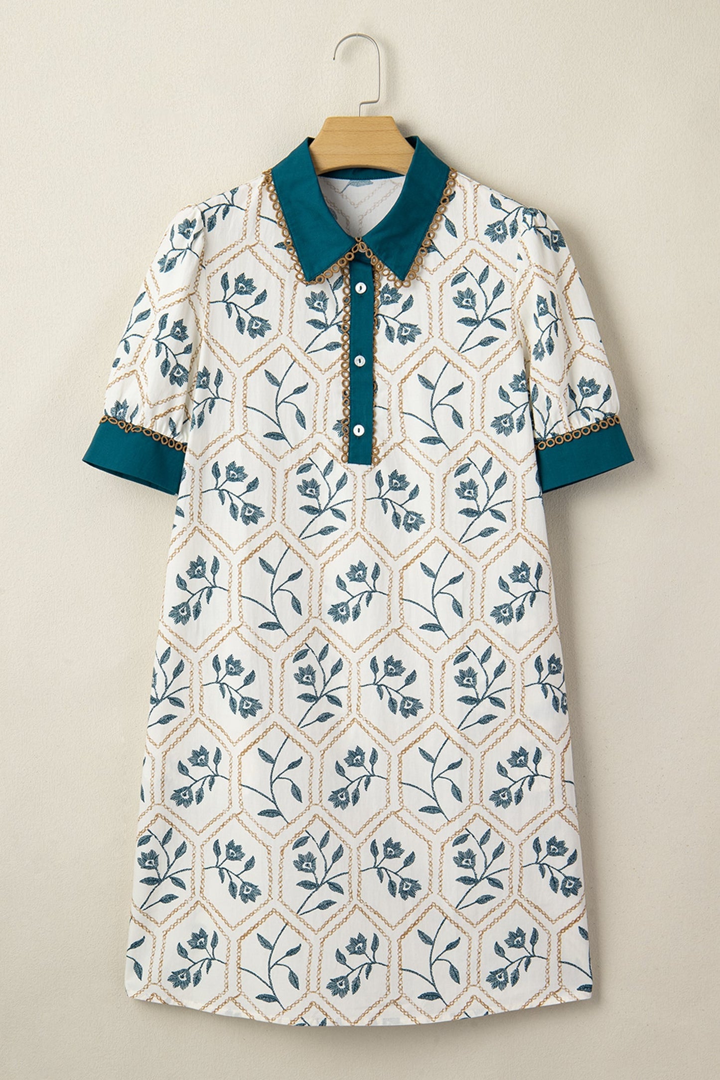 Threaded Pear Allie Short Sleeve Mini Dress