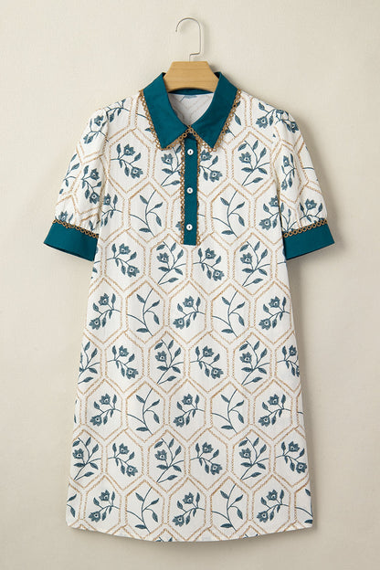 Threaded Pear Allie Short Sleeve Mini Dress