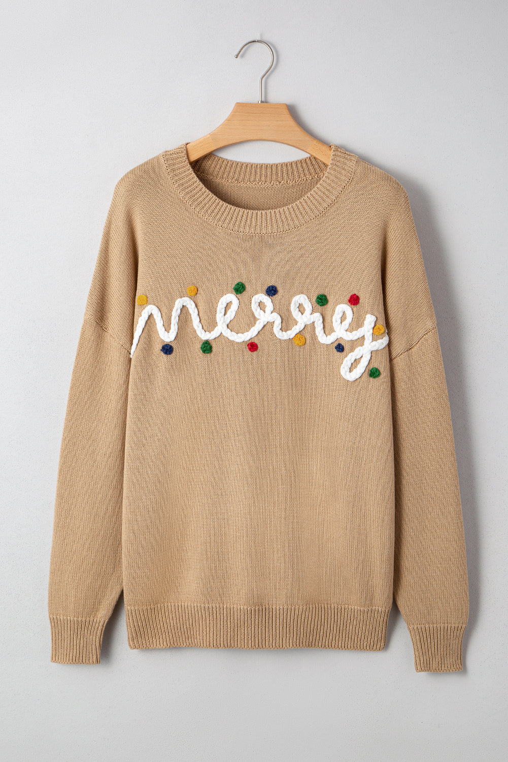 Threaded Pear Theresa Detail Christmas Dolman Sweater