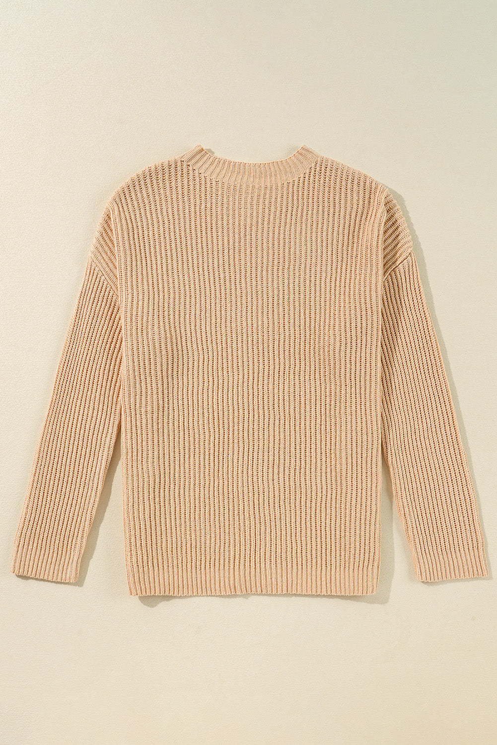 Threaded Pear Avery Side Slits Loose Sweater