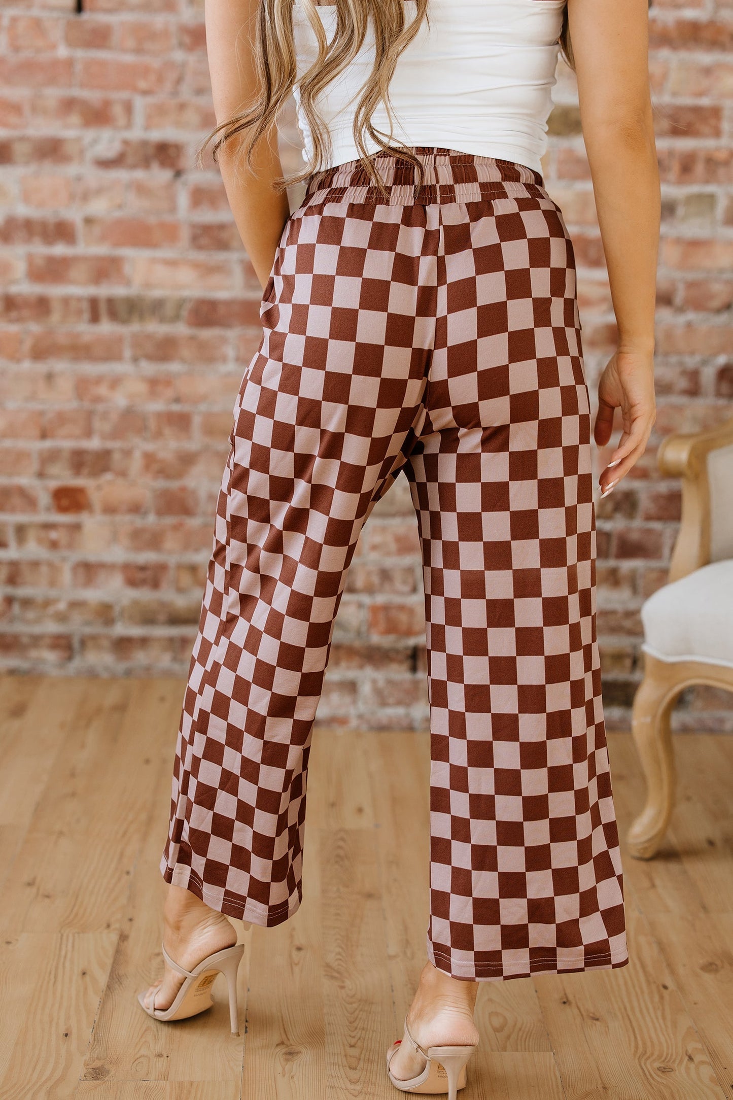 Threaded Pear Kamiyah Waist Loose Casual Pants