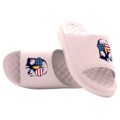 Bald Eagle Sunglasses Motive Slide Sandals
