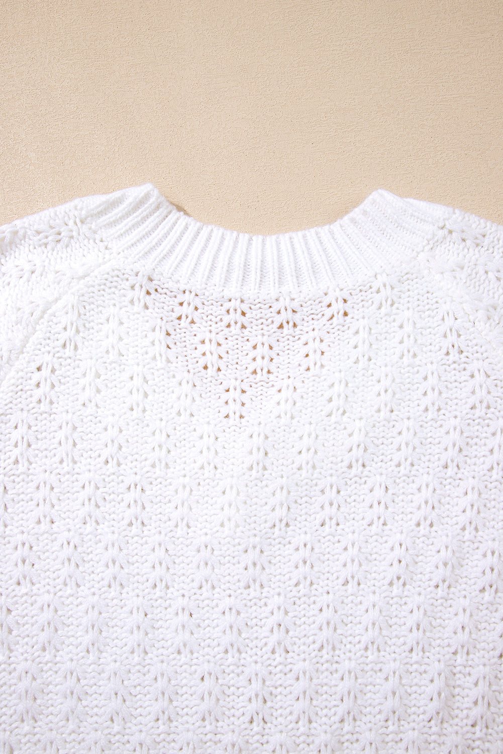Threaded Pear Emma Ribbed Edge Loose Sweater